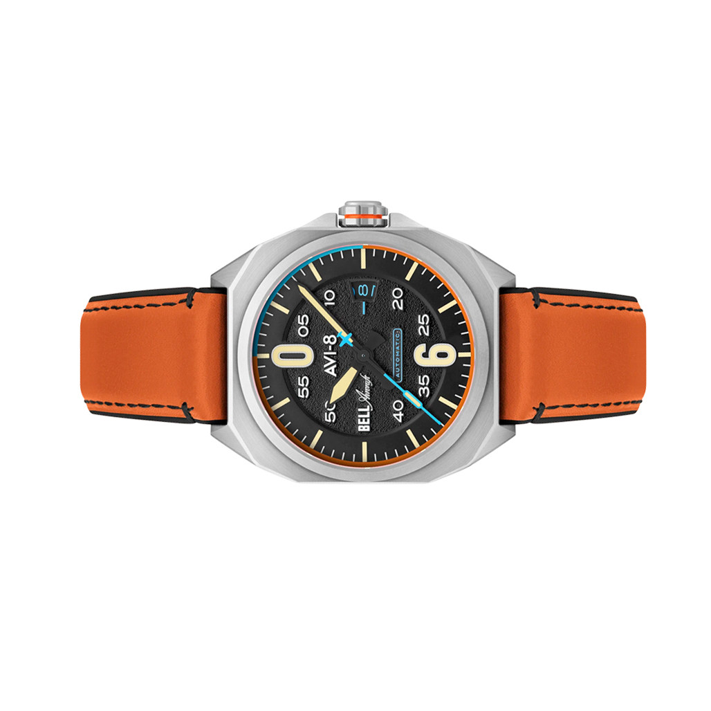 AVI-8 Bell X-1 Machbuster Automatic Graphite Black Dial #AV-4115-01