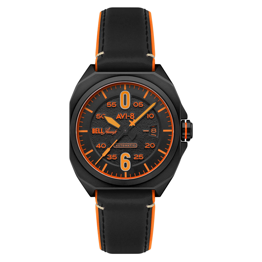 アレビーブイ Rusty Orange | Bell X-1 Machbuster Chronograph – AVI-8 Timepieces