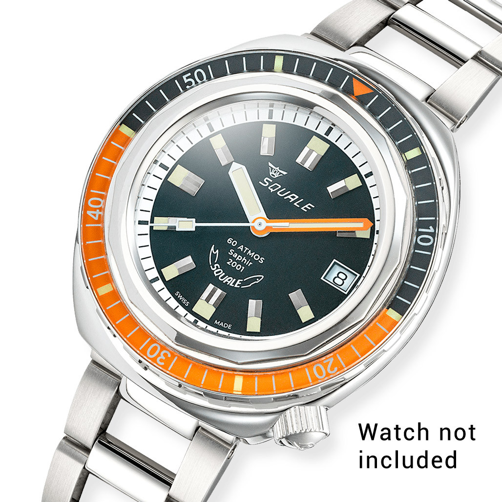Squale 19mm Polished and Brushed Bracelet for 2001 Heritage Diver
