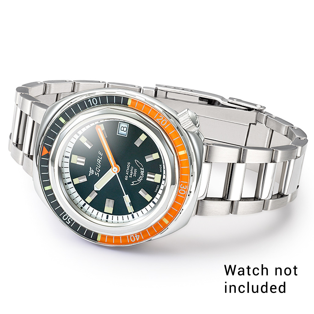 Squale 19mm Polished and Brushed Bracelet for 2001 Heritage Diver