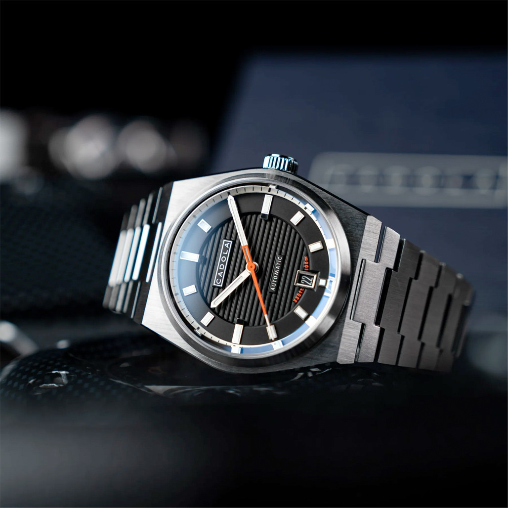 Cadola Lydden Hill Automatic Piston Black Dial #CD-1056-11