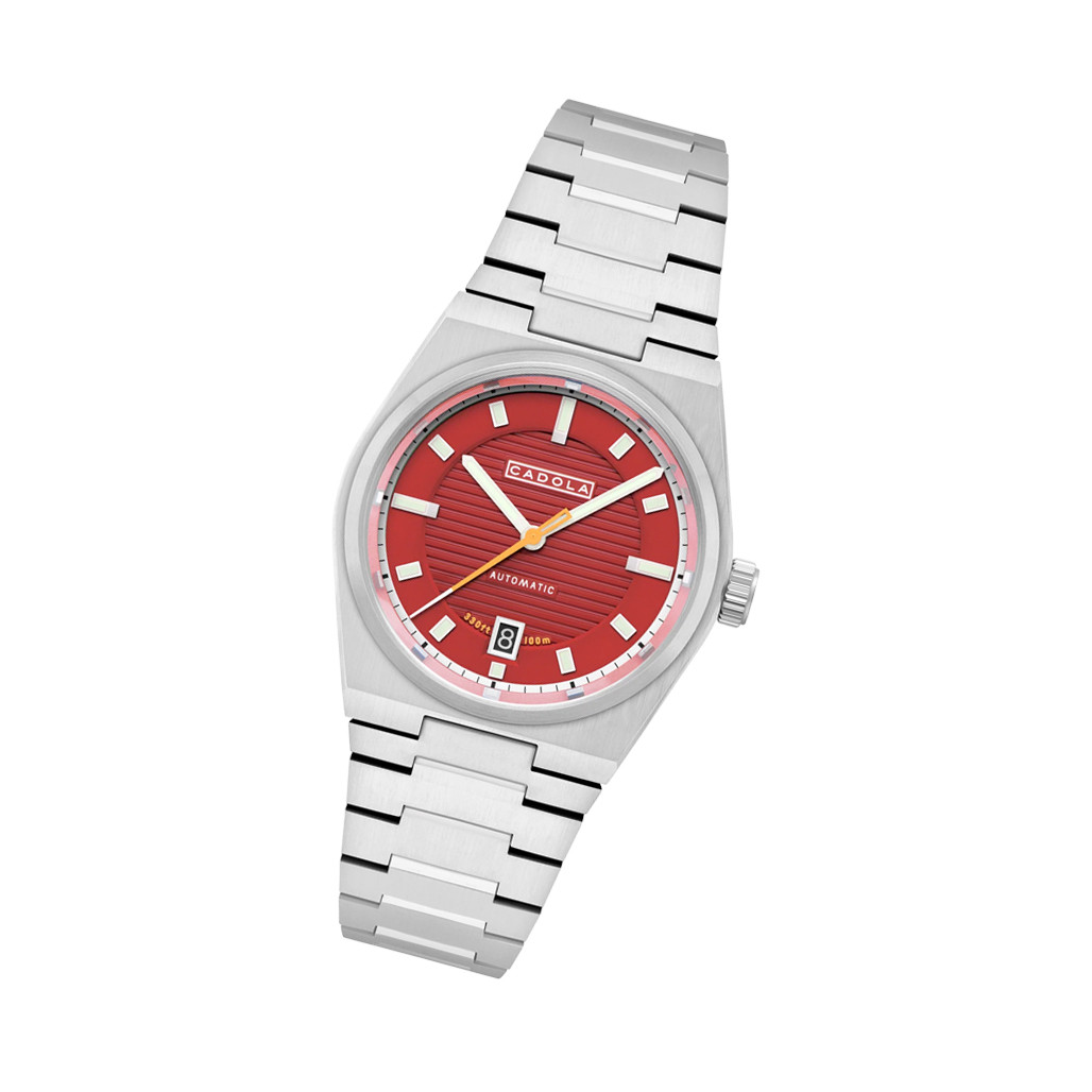 インテリア時計 Rodel Bastatas Cadola Lydden Hill Automatic Bumper Red Dial #CD-1056-44