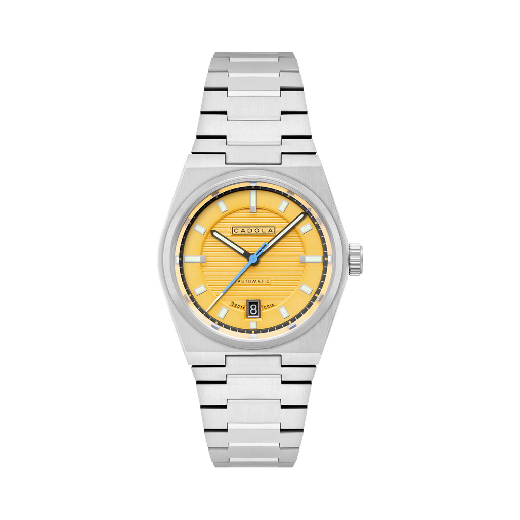 Cadola Lydden Hill Automatic Headlight Yellow Dial #CD-1056-55