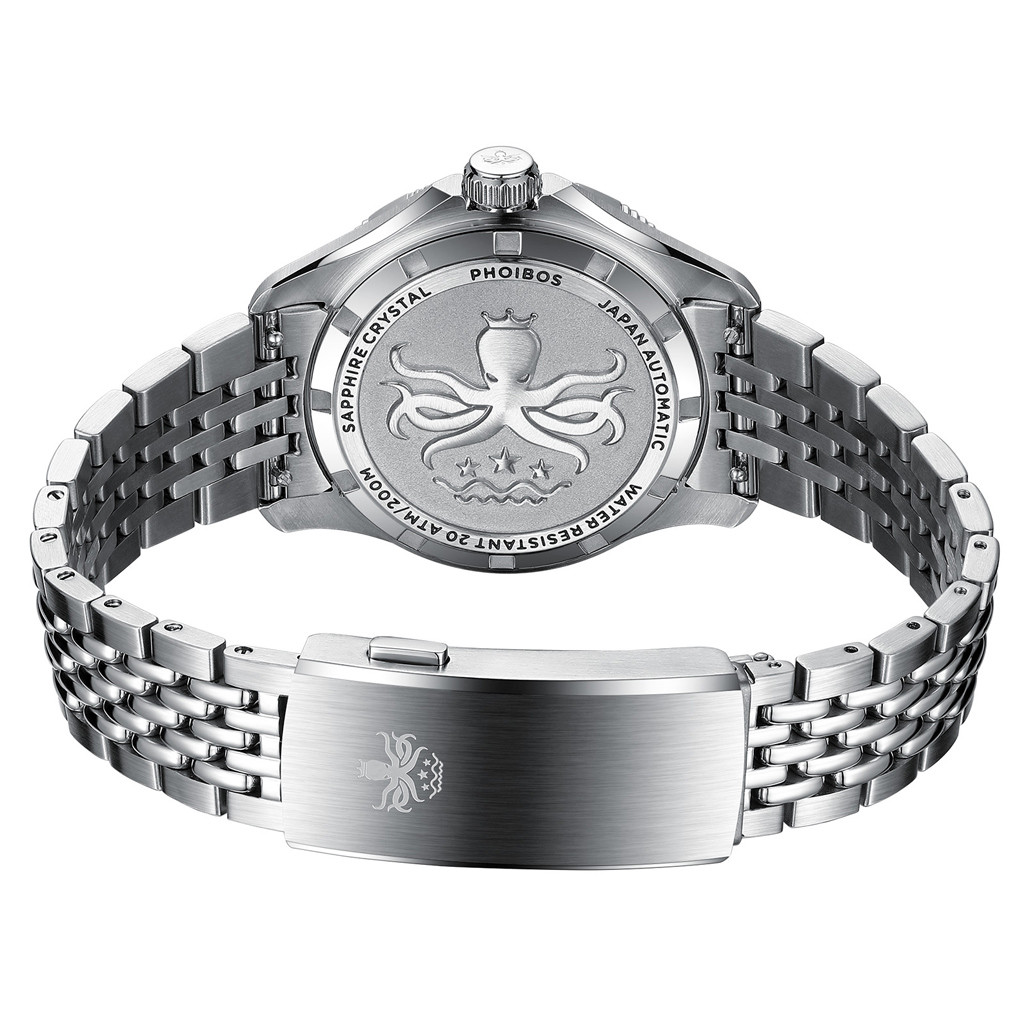 PHOIBOS Delphinus Automatic Dive Watch with Dark Blue Aventurine