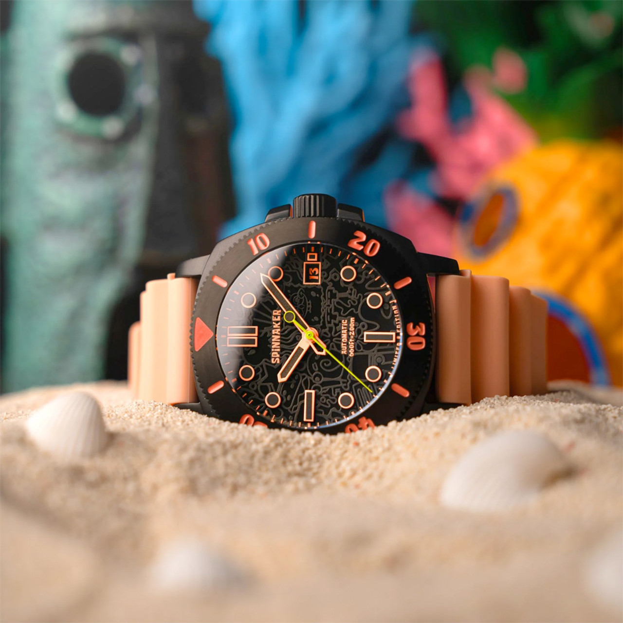 スピニカー　HULL SpongeBob Limited Edition Spinnaker Hull Diver Automatic SpongeBob SquarePants Limited