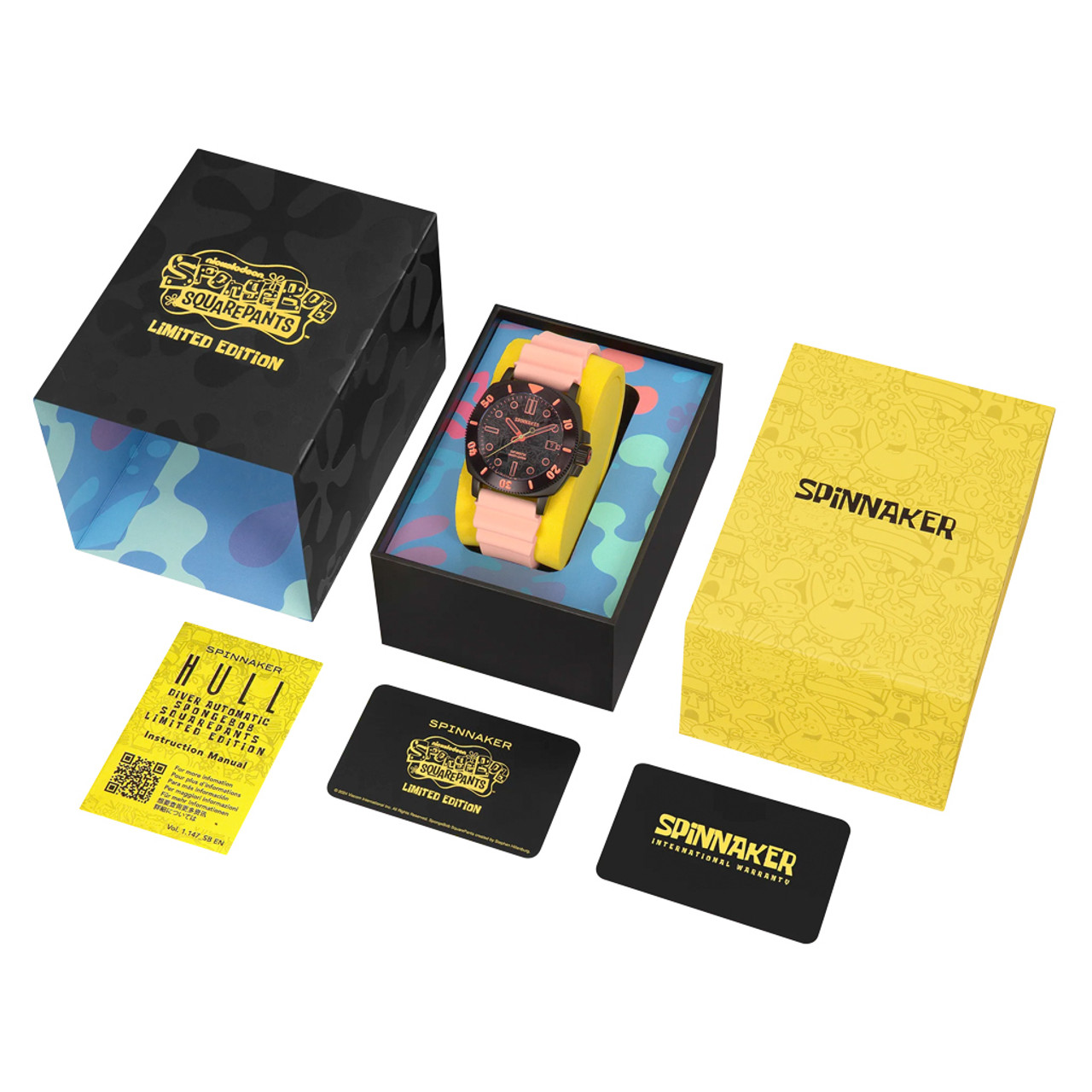 Spinnaker Hull Diver Automatic SpongeBob SquarePants Limited