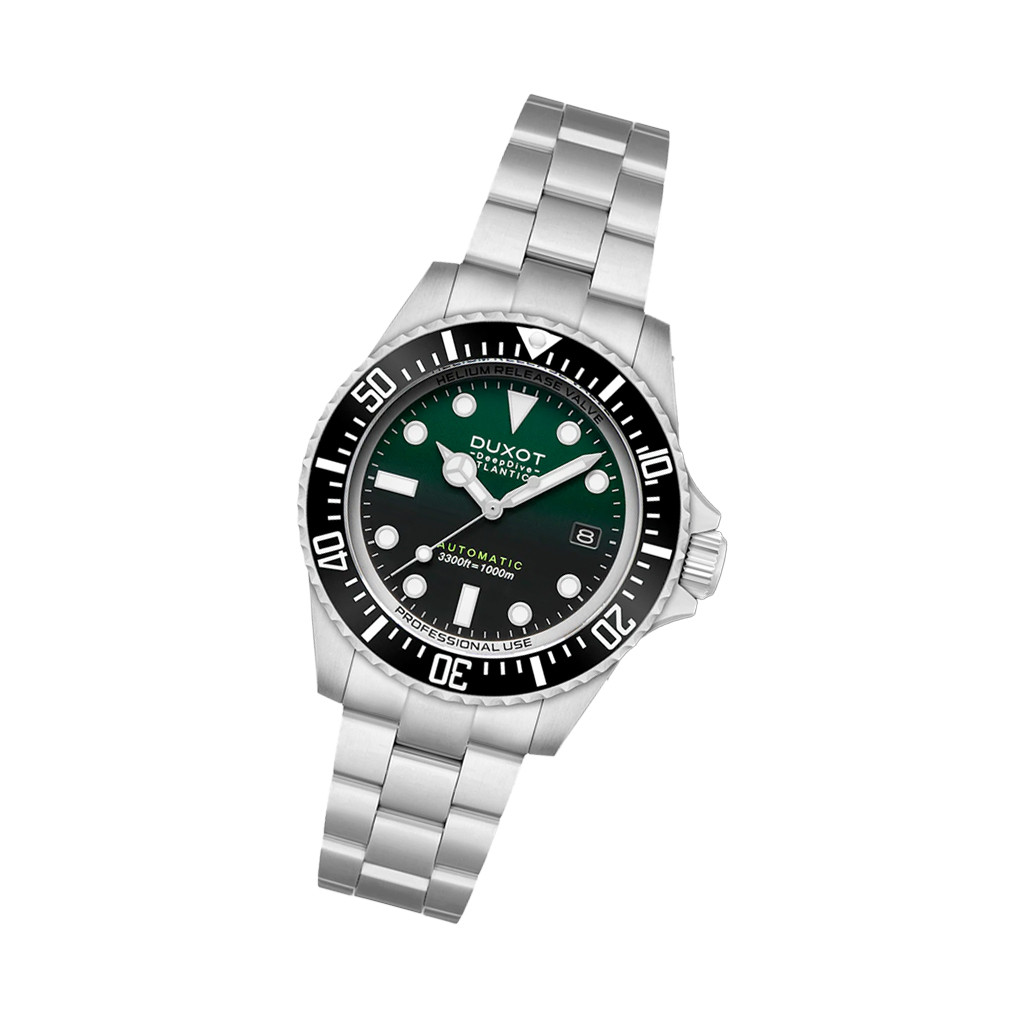 Duxot Atlantica Deep Dive Automatic Limited Edition Emerald Green
