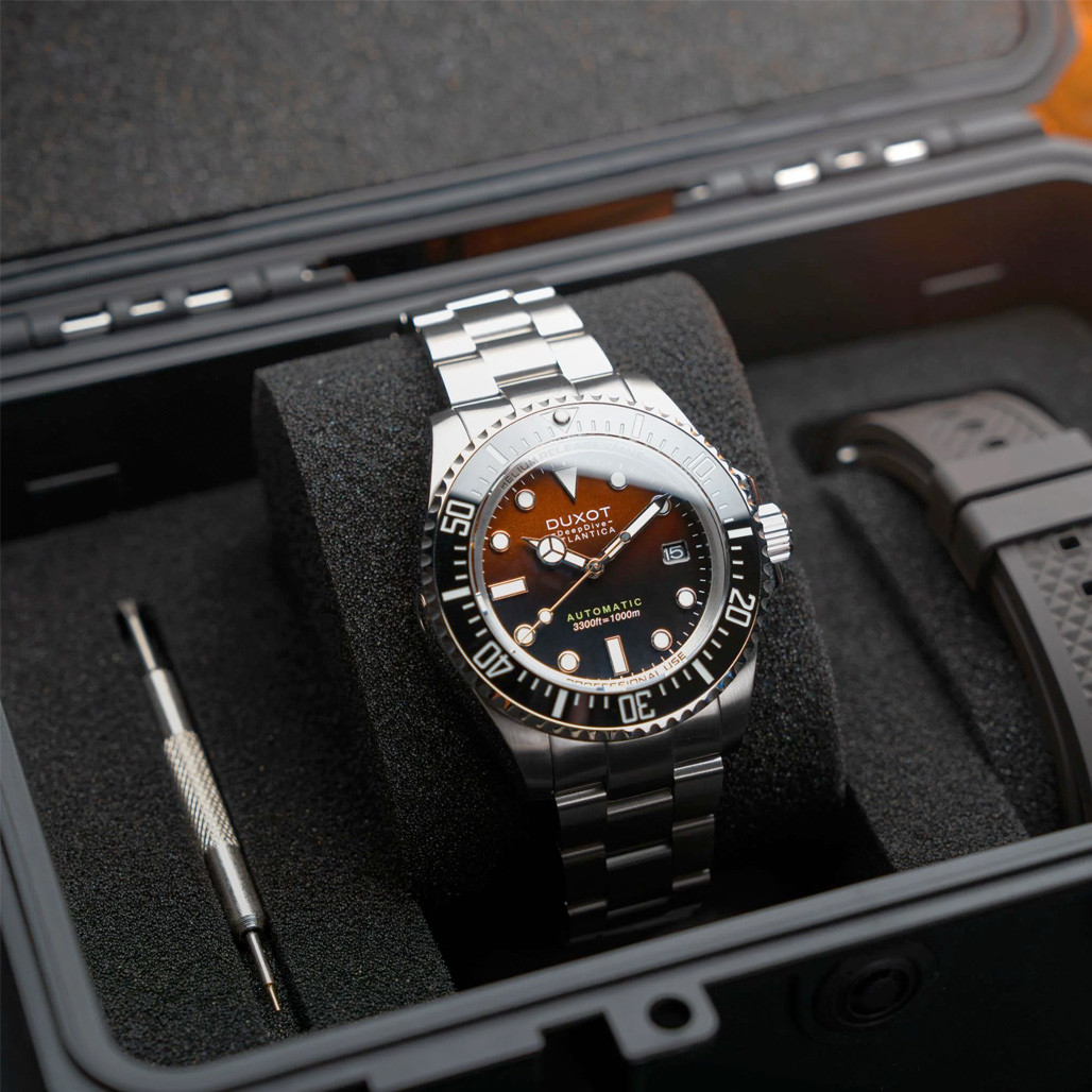 Duxot Atlantica Deep Dive Automatic Limited Edition Cacao Brown