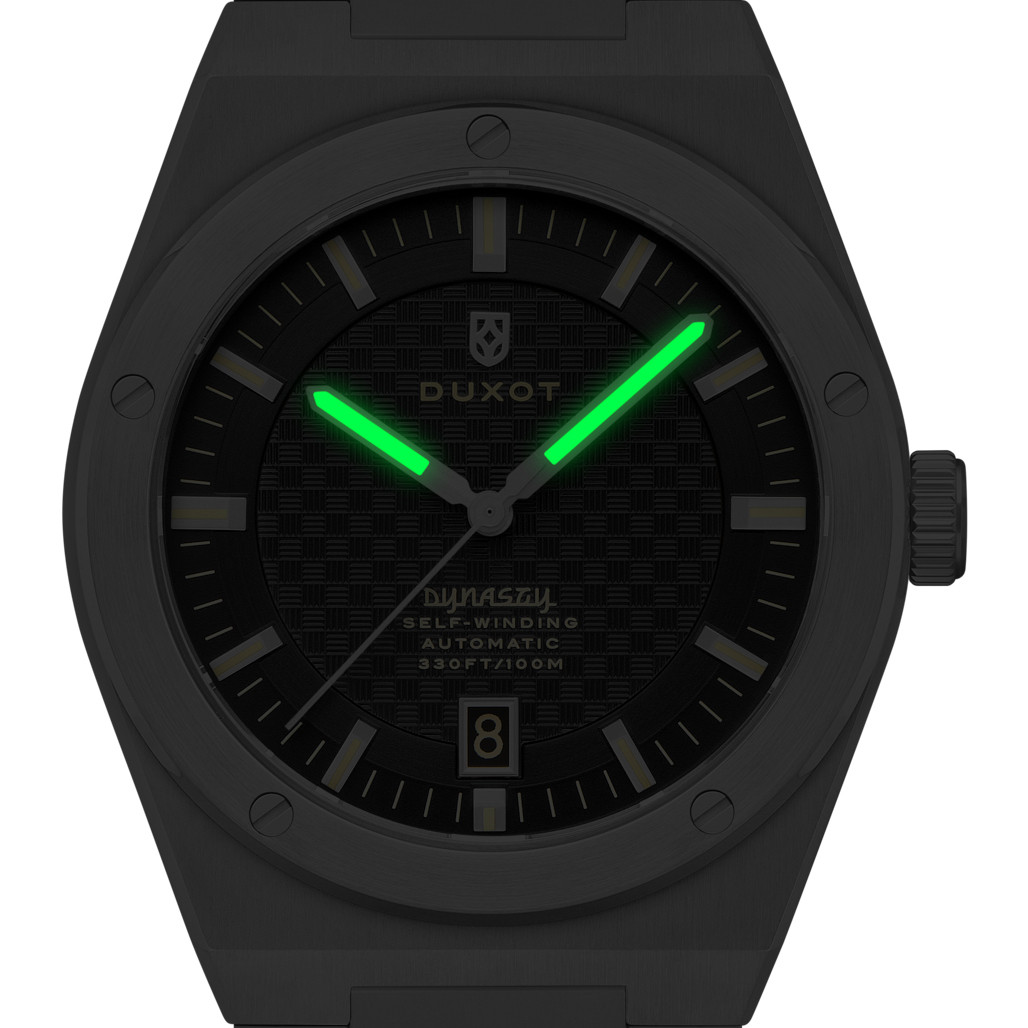Duxot Bastia Self Winding Automatic with Black Dial #DX-2068-33