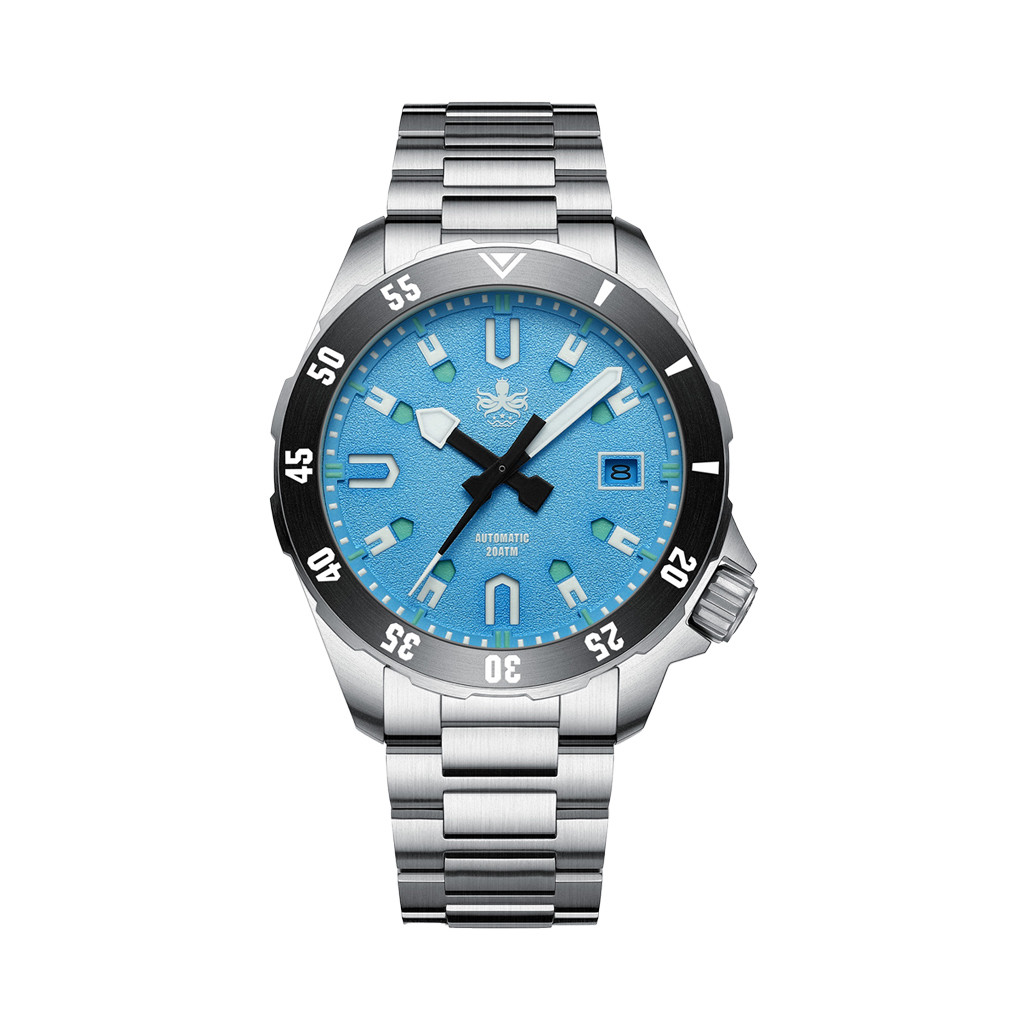 PHOIBOS APOLLO 200M Automatic Diver With Matte Blue Dial #PY056B
