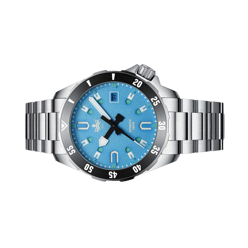 PHOIBOS APOLLO 200M Automatic Diver With Matte Blue Dial #PY056B