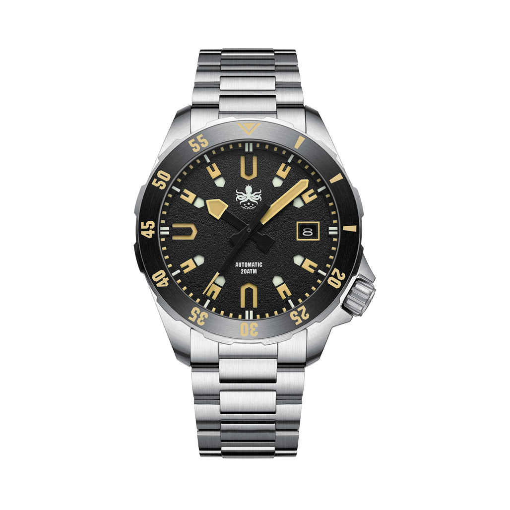 PHOIBOS APOLLO 200M Automatic Diver With Matte Black Dial #PY056C
