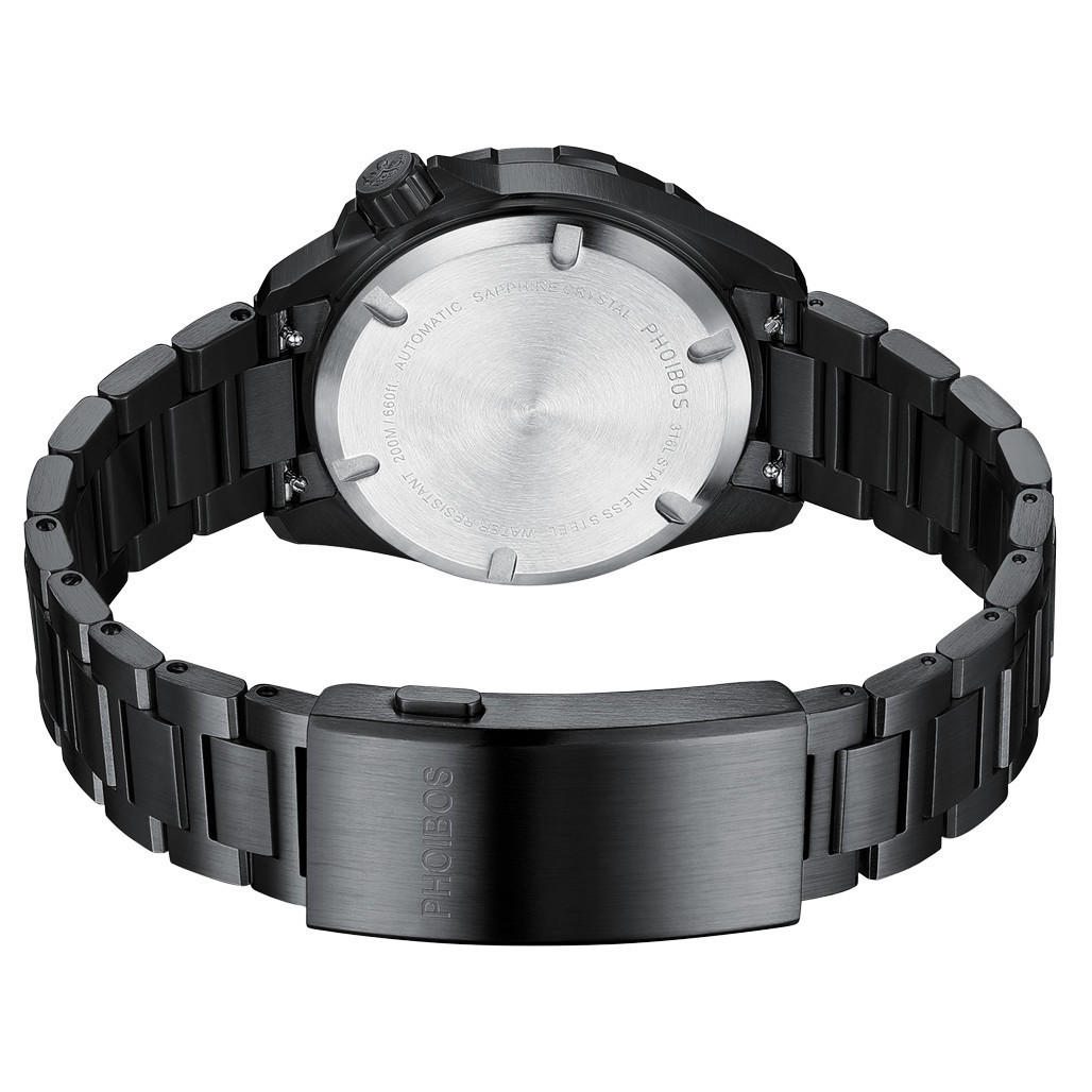 PHOIBOS APOLLO DLC 200M Automatic Diver With Matte White Dial #PY056EX