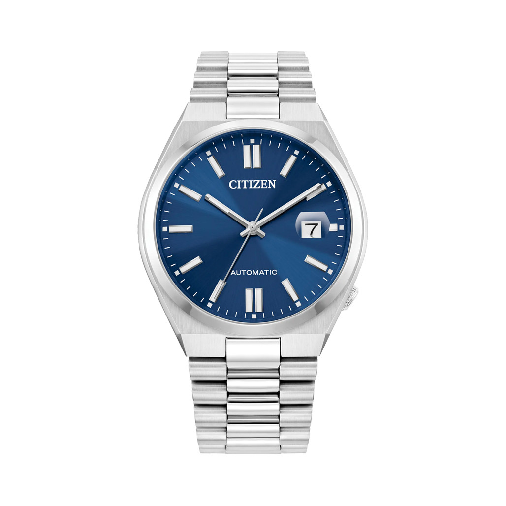 JFA デジタルシチズン製腕時計 青 ステンレス Citizen Tsuyosa Automatic with Sunray Blue Dial #NJ0150-56L