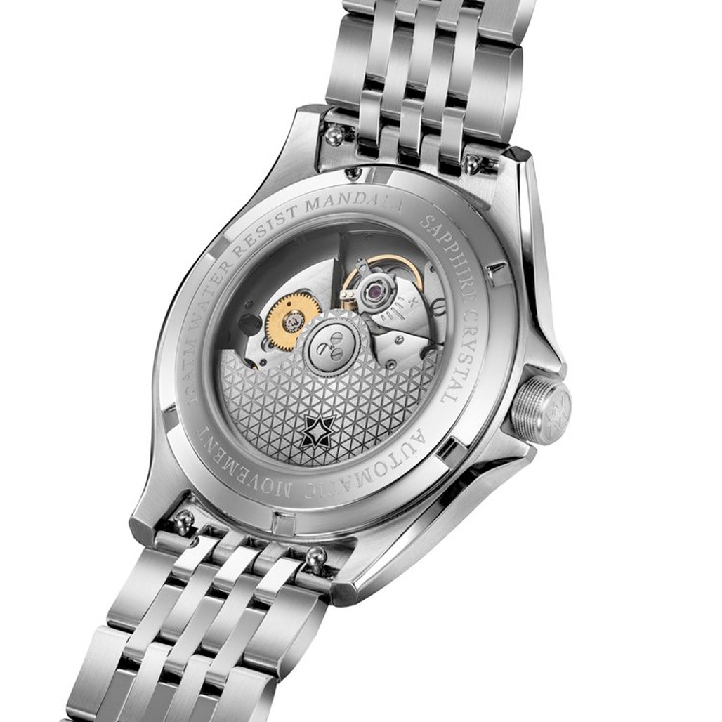 Second Hour Mandala Mk3 Watch with Silver Blue Dial #SEC-HOU-11