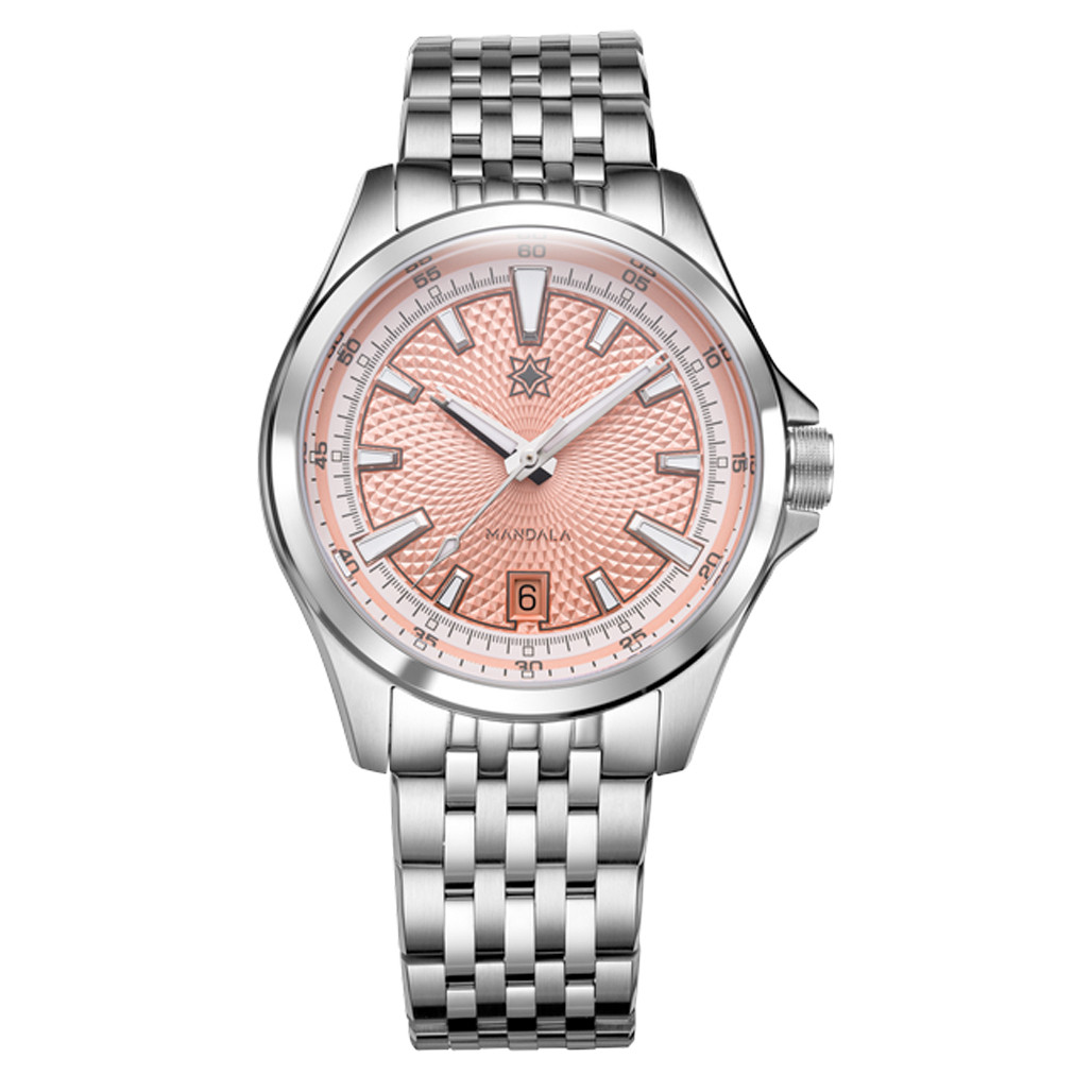 Second Hour Mandala Mk3 Watch with Salmon Dial #SEC-HOU-12