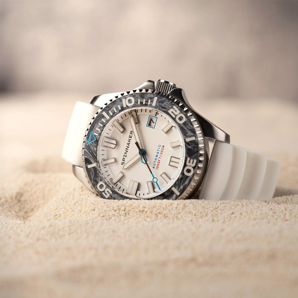 Spinnaker Tesei Forged Carbon Automatic - Limited Edition White