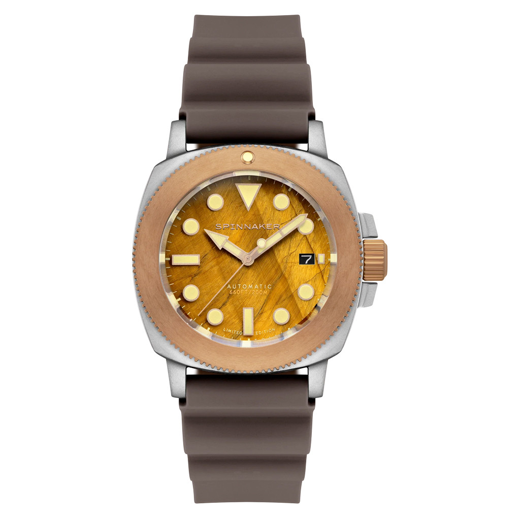 Spinnaker Hull Titanium Bronze Automatic - Lapidary Limited