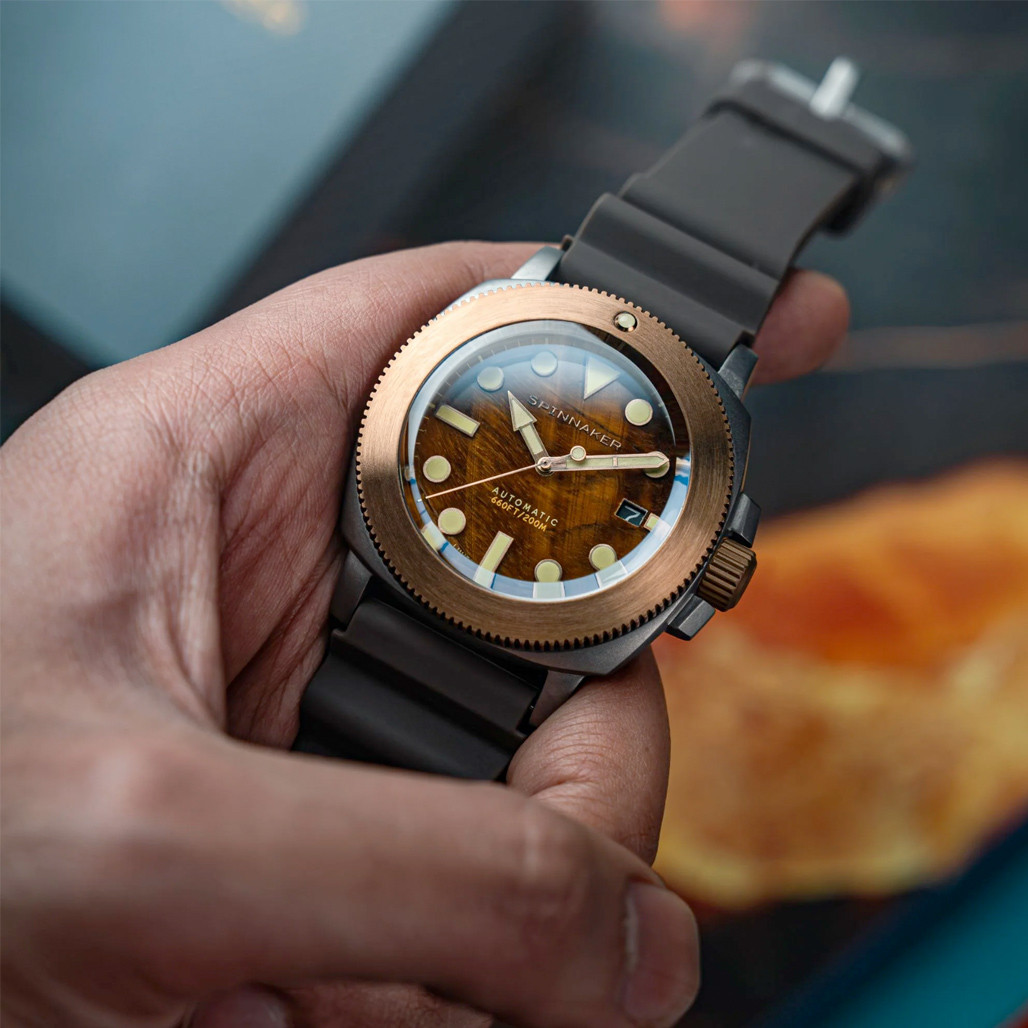 Spinnaker Hull Titanium Bronze Automatic - Lapidary Limited