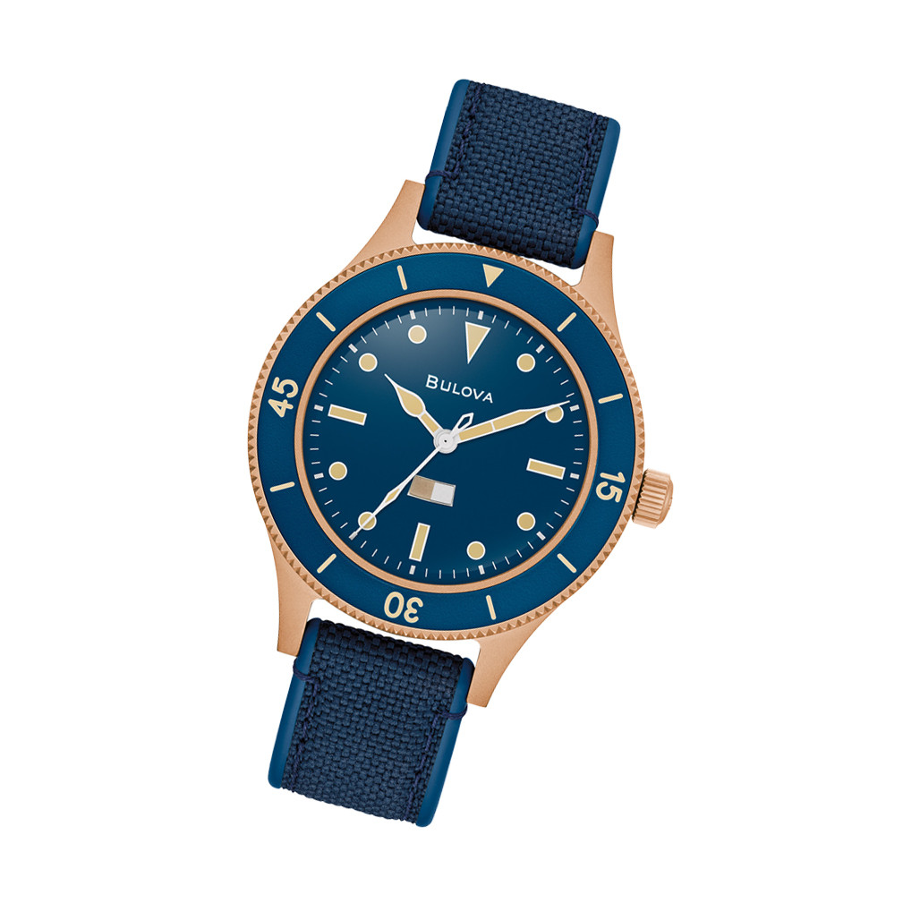 Bulova MIL SHIPS 41mm Automatic Bronze Watch with Big Dome