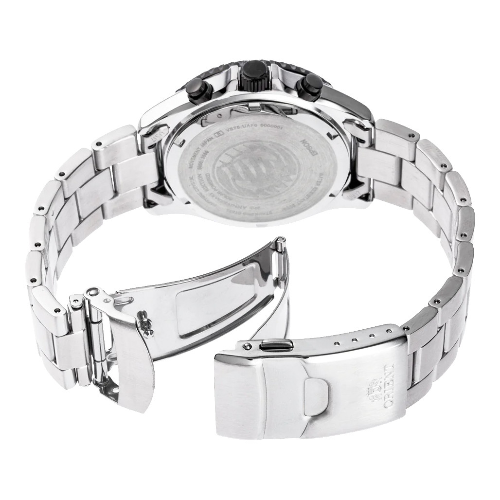 Orient Solar Quartz LE Chronograph Diver Watch with Blue Dial #RA