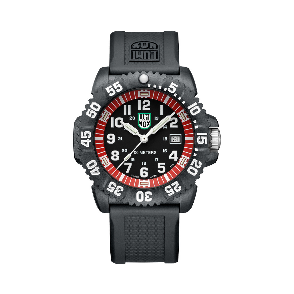 Luminox G Sea Lion Black & Red Tritium Watch #X2.2051