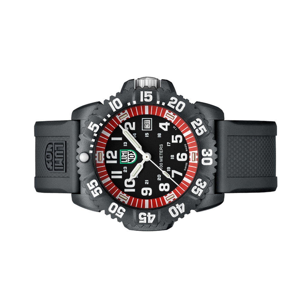 Luminox G Sea Lion Black & Red Tritium Watch #X2.2051