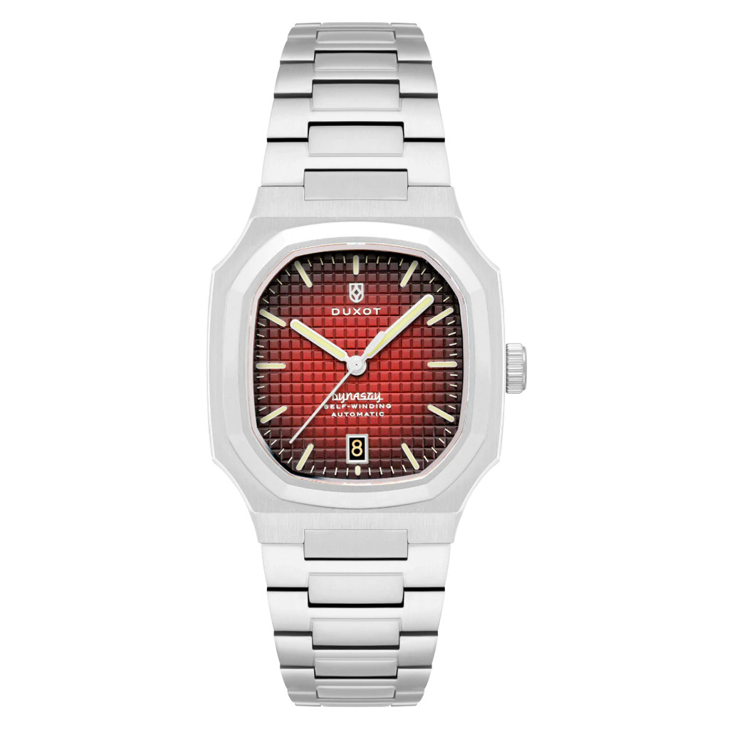 Duxot Colmar Automatic with Burgundy Dial #DX-2069-11