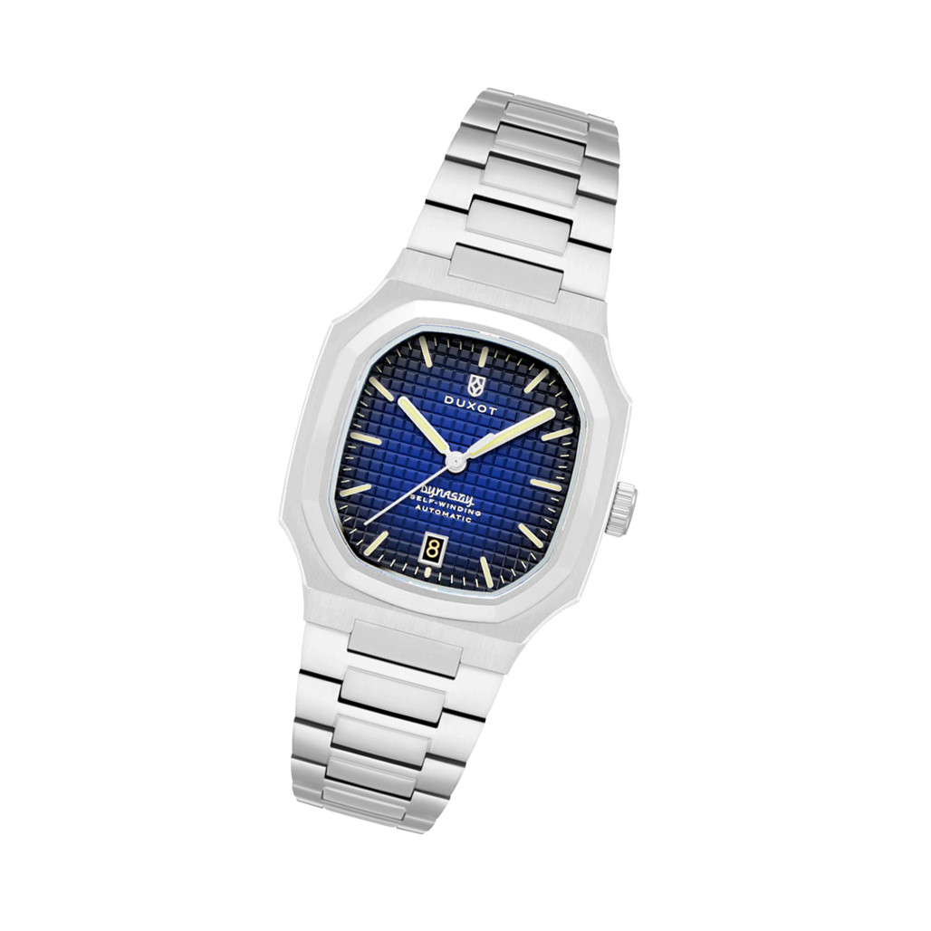 Duxot Colmar Automatic with Rare Blue Dial #DX-2069-33