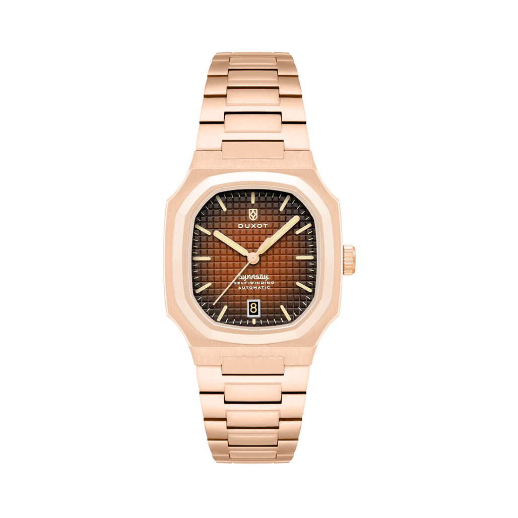 Duxot Colmar Automatic Rose Gold with Copper Brown Dial #DX-2069-55