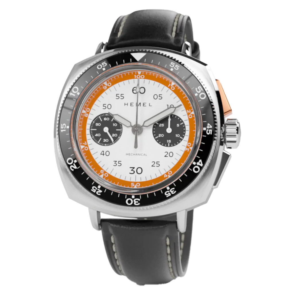 ヘムヘム① Hemel Sky Racer Mechanical Chronograph with Full Lume Dial #HF37FLW