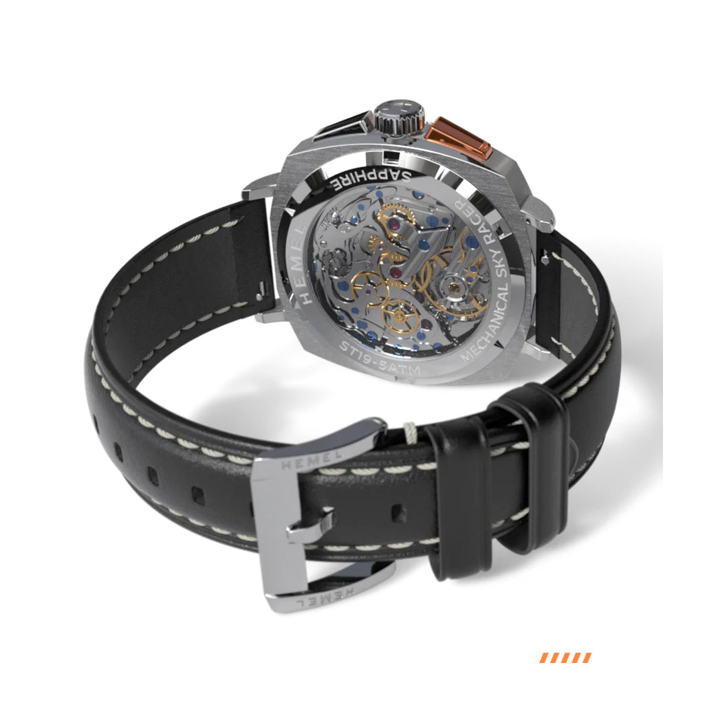 Hemel Sky Racer Mechanical Chronograph with Full Lume Dial #HF37FLW