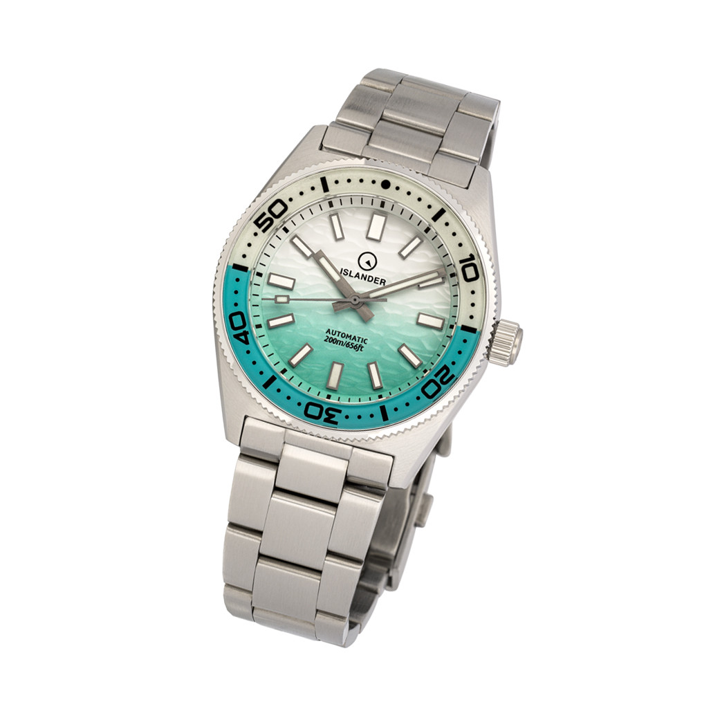 【レアデック】Private Reserve Islander Northport 37mm Automatic Watch with Seafoam Green and