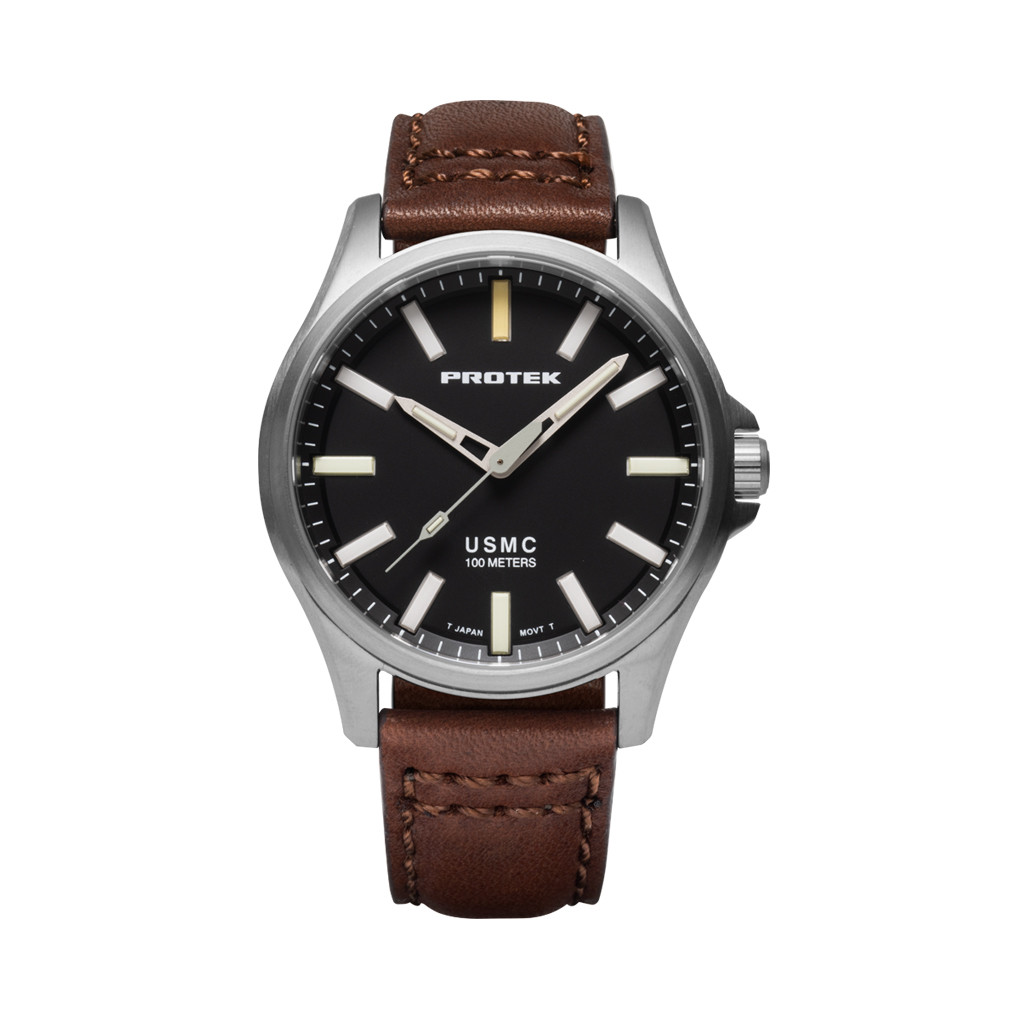 ETT PROSTATUS BWT141 メイプル 001 Protek Titanium Field Watch 3100 USMC Series with Tritium T100
