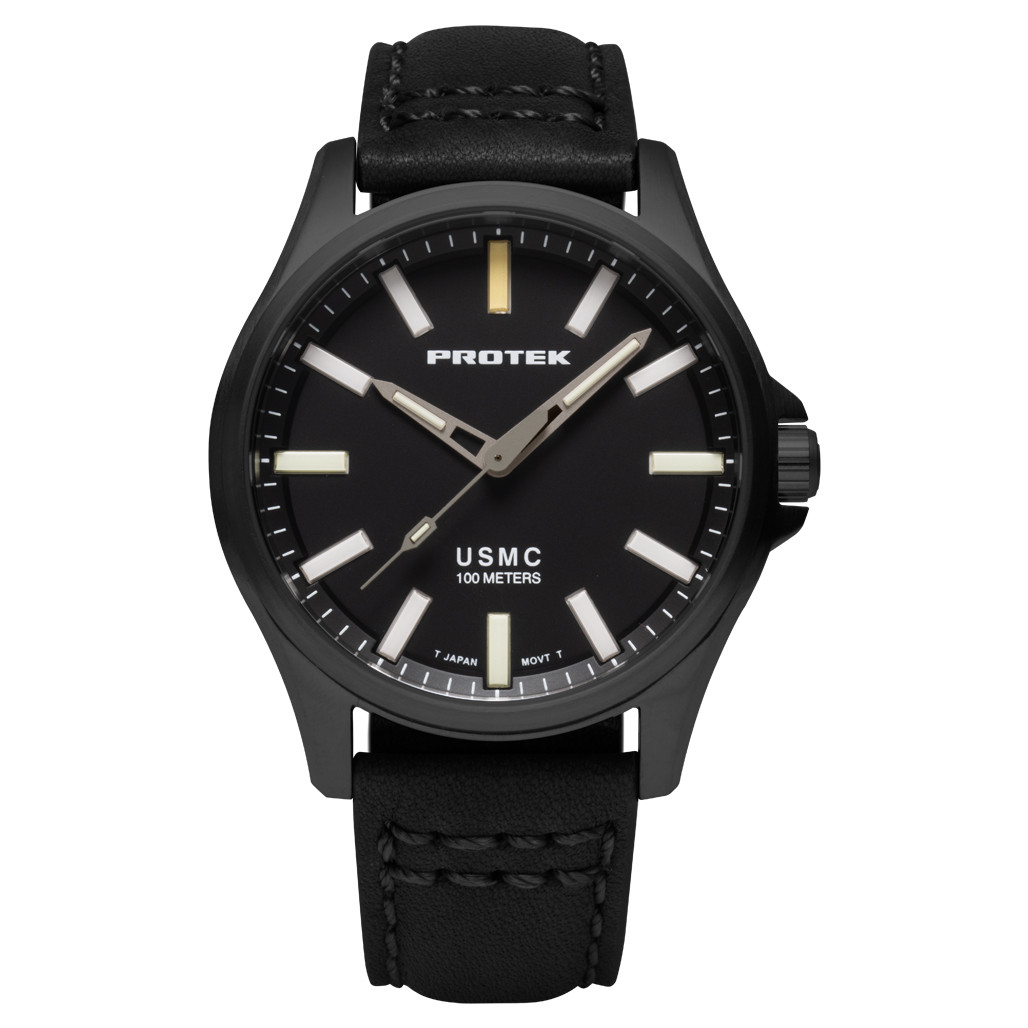 Protek IP Titanium Field Watch 3100 USMC Series with Tritium T100