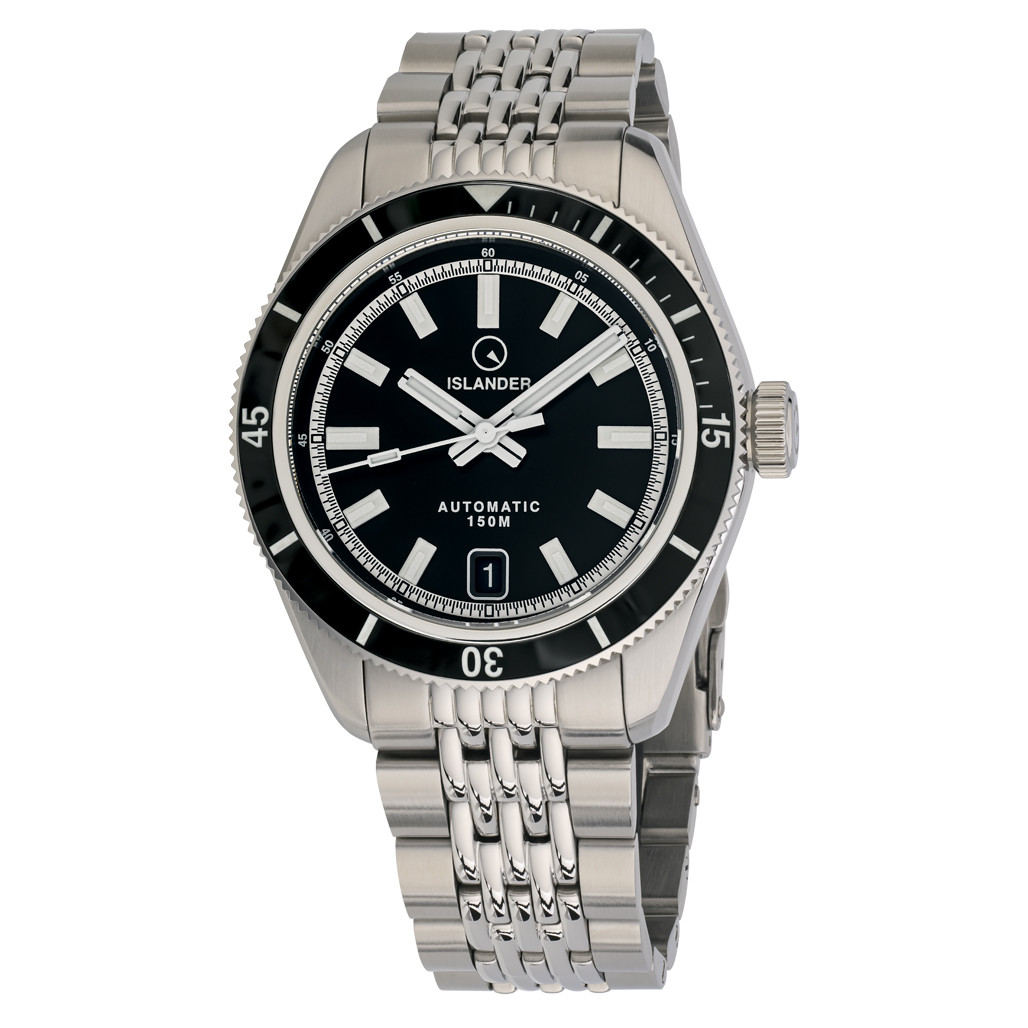 Islander Port Jefferson Skin Diver Automatic Watch with Ink Black