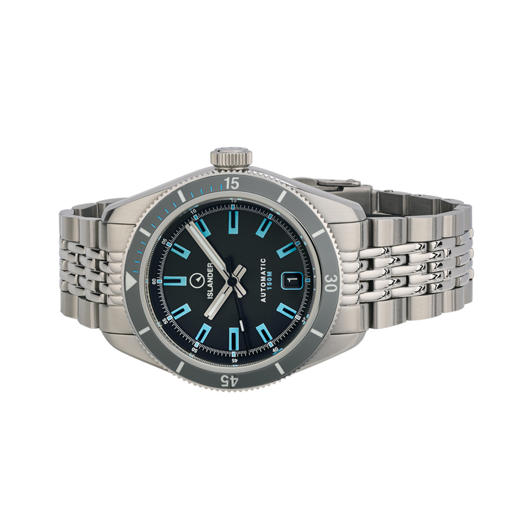 Islander Port Jefferson Skin Diver Automatic Watch with Slate Grey