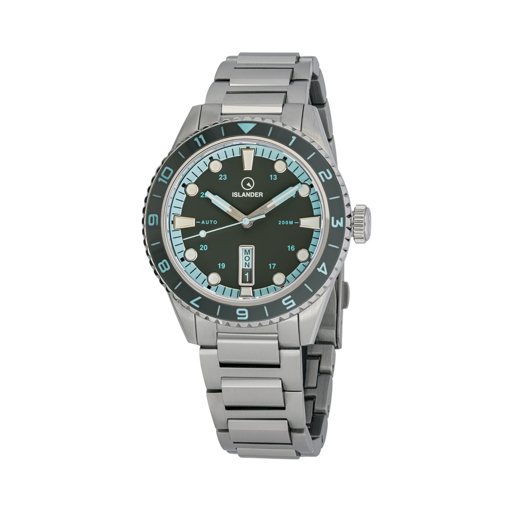 Islander Greenport 39mm Dive Watch with Stone Grey Dial #ISL-299