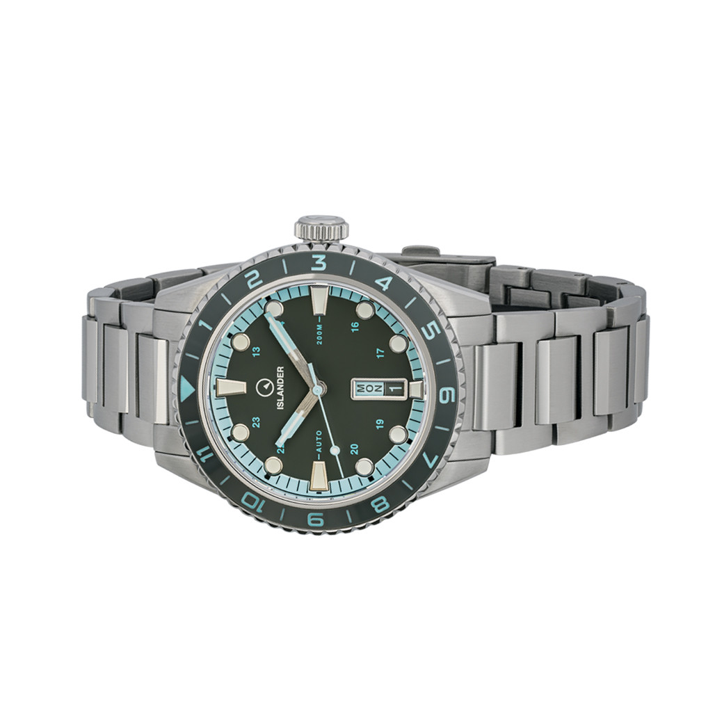 Islander Greenport 39mm Dive Watch with Stone Grey Dial #ISL-299