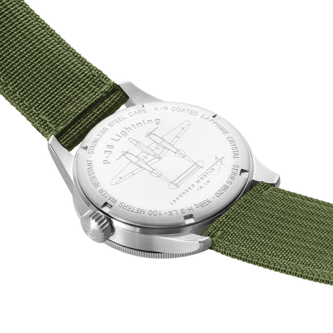 Luminox 42mm P-38 LIGHTNING GMT Pilot Watch #XA.IE21