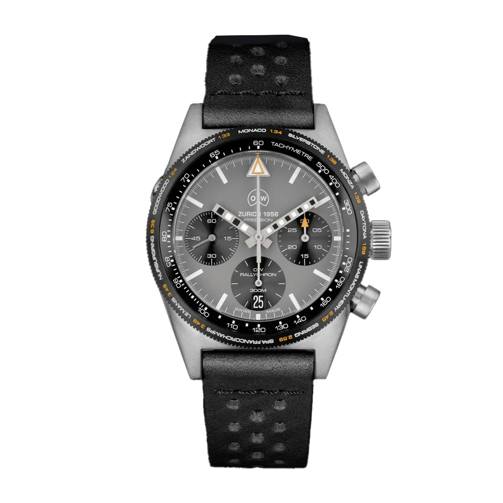 Ollech & Wajs Swiss Automatic RallyChron Racing Watch #OW-RallyChron