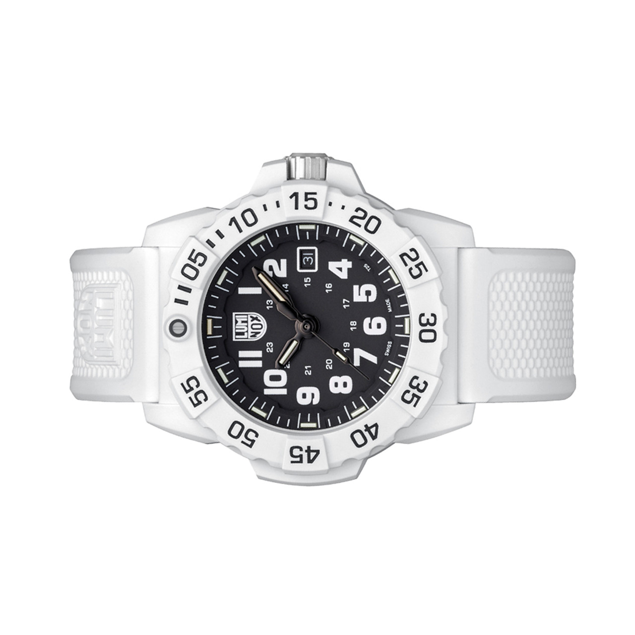 Luminox Navy SEAL Arctic White Black Dial Military Watch #XS