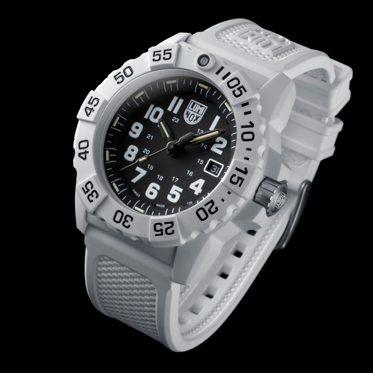 【ぱとらっしゅ】Luminox 3507 White out TOP MINT] LUMINOX Navy Seal 3507 Whiteout 3500 Series White