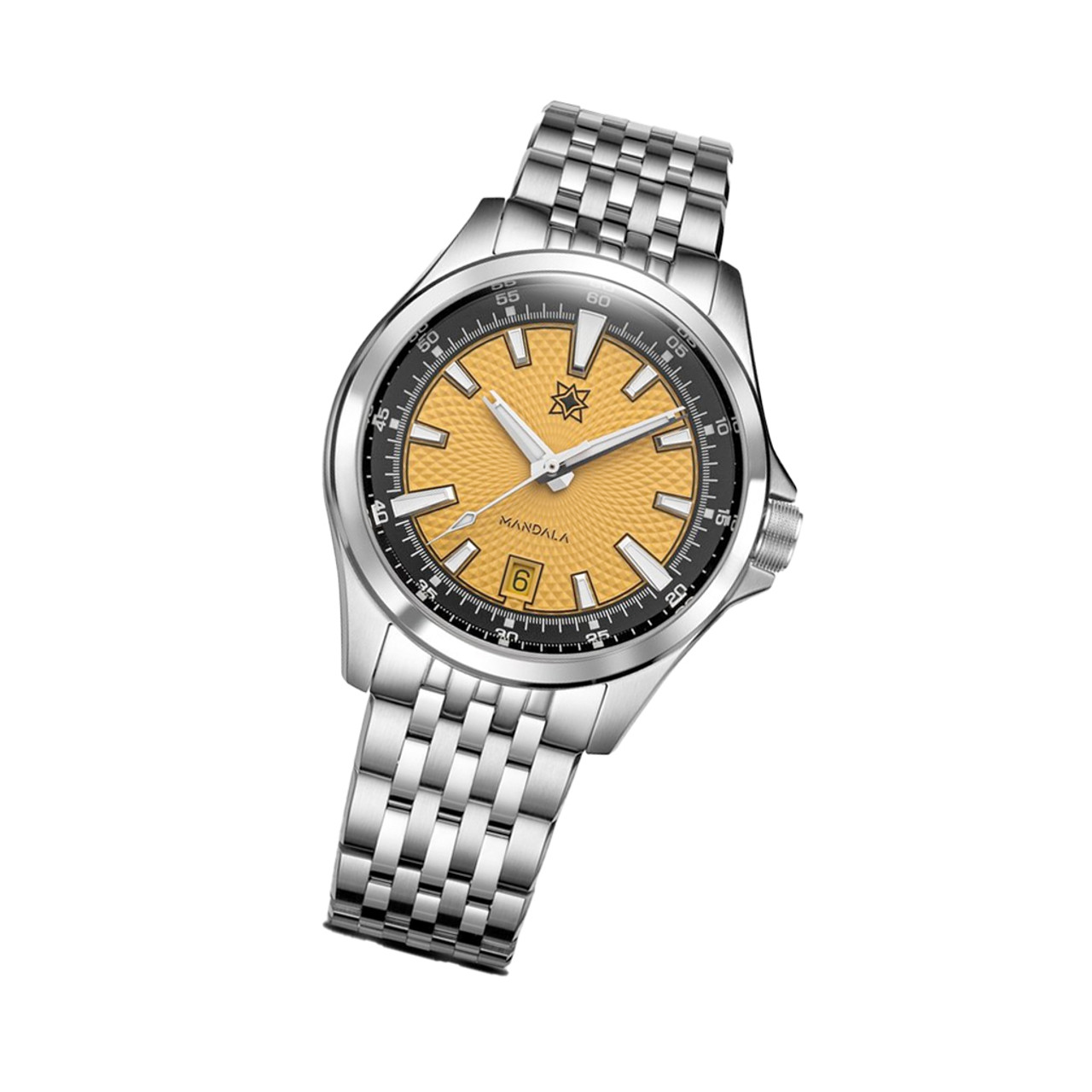 Mahalo Second Hour Mandala Mk3 Watch with Bumblebee Dial #SEC-HOU-15