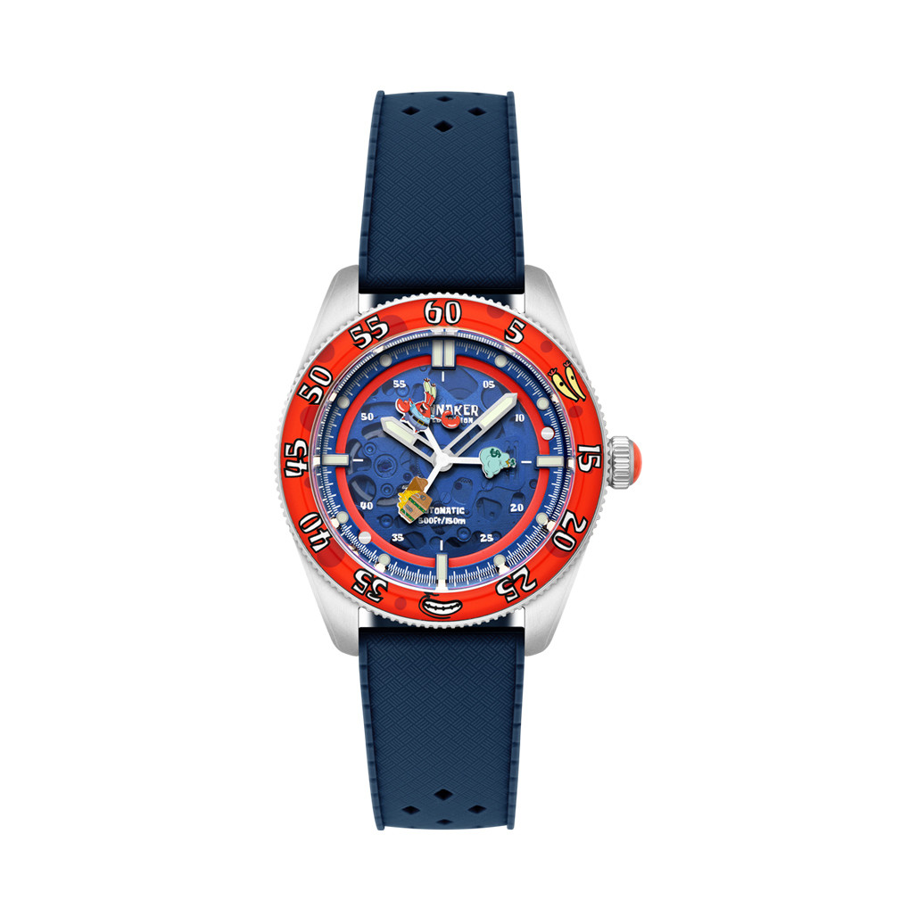 Spinnaker x Spongebob Croft LE Peekaboo Dollar Diver Watch #SP-5152-01