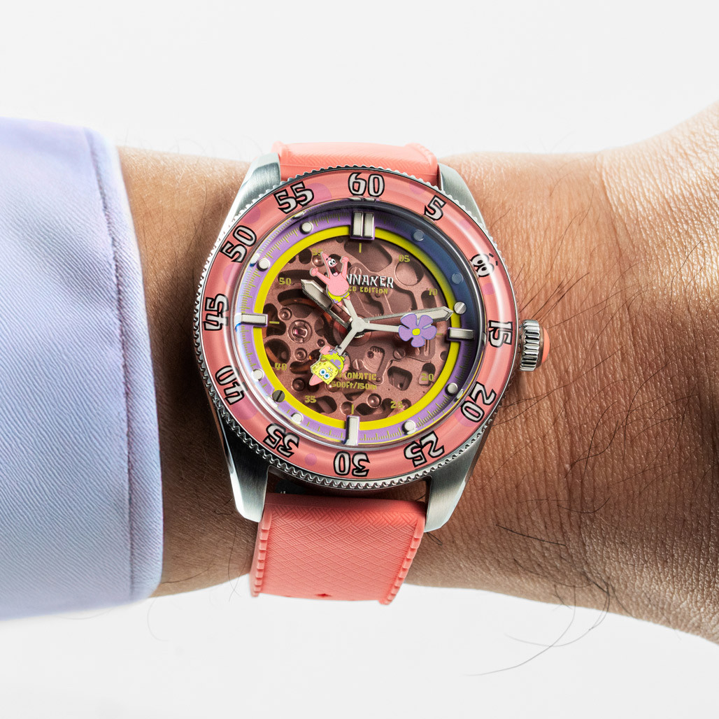 Spinnaker x Spongebob Croft LE Peekaboo Seastar Sundial Watch #SP