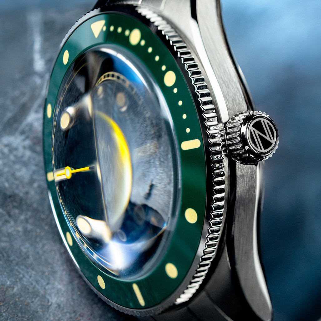 Spinnaker Challenger Automatic 300 Meter Sea Green Dive Watch #SP