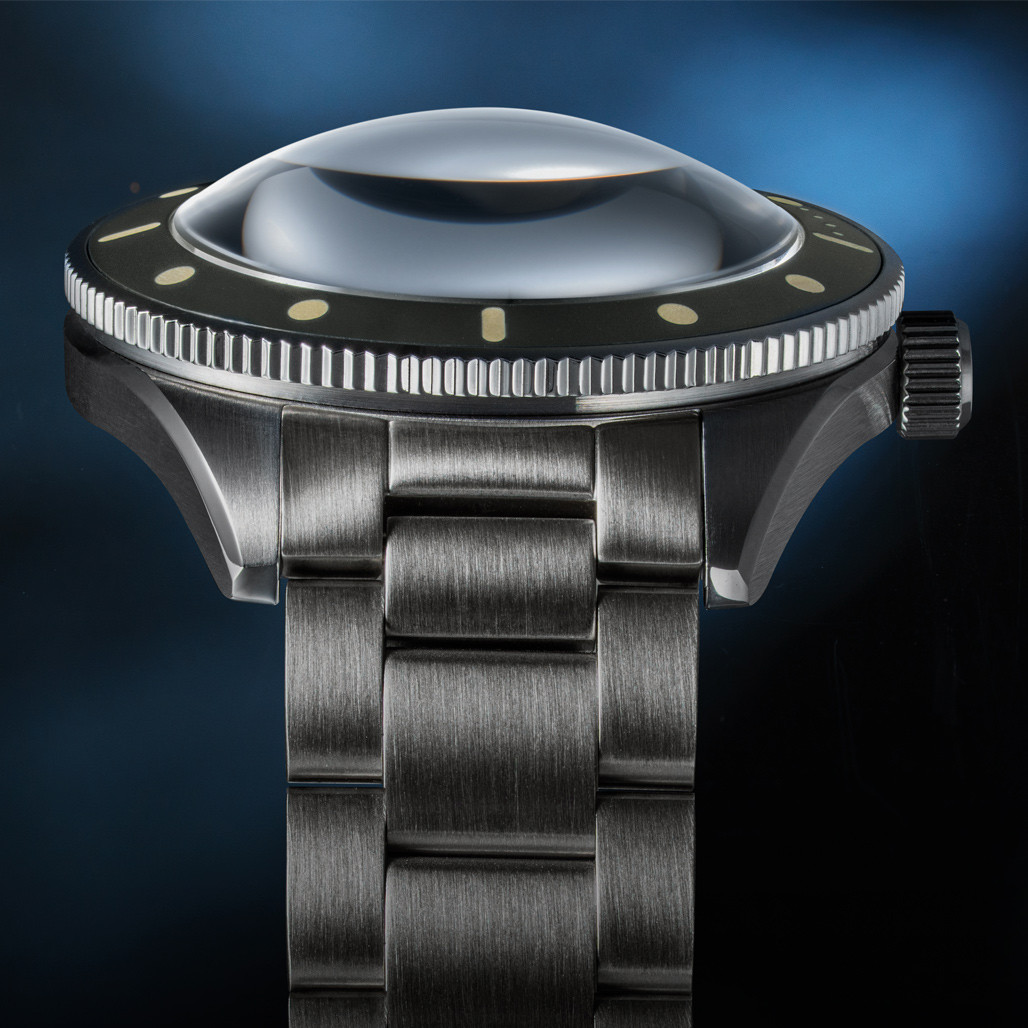 Spinnaker Challenger Automatic 300 Meter Mist Grey Dive Watch #SP