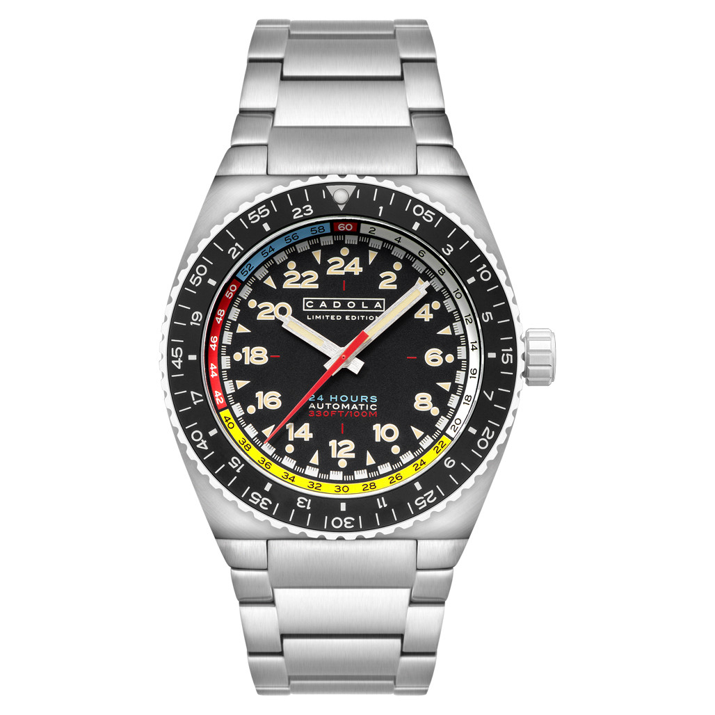 Cadola Dog Leg Automatic with Jet Black Dial #CD-1030-11