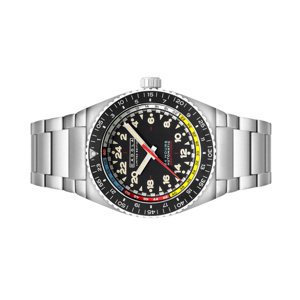 Cadola Dog Leg Automatic with Jet Black Dial #CD-1030-11
